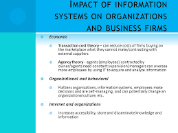 impacts of IS on organisations